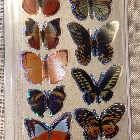 43 3D POP-UP Butterflies Stickers. Arts & Crafts